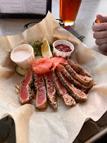 Coflat Iron Steak Tuna on Fire